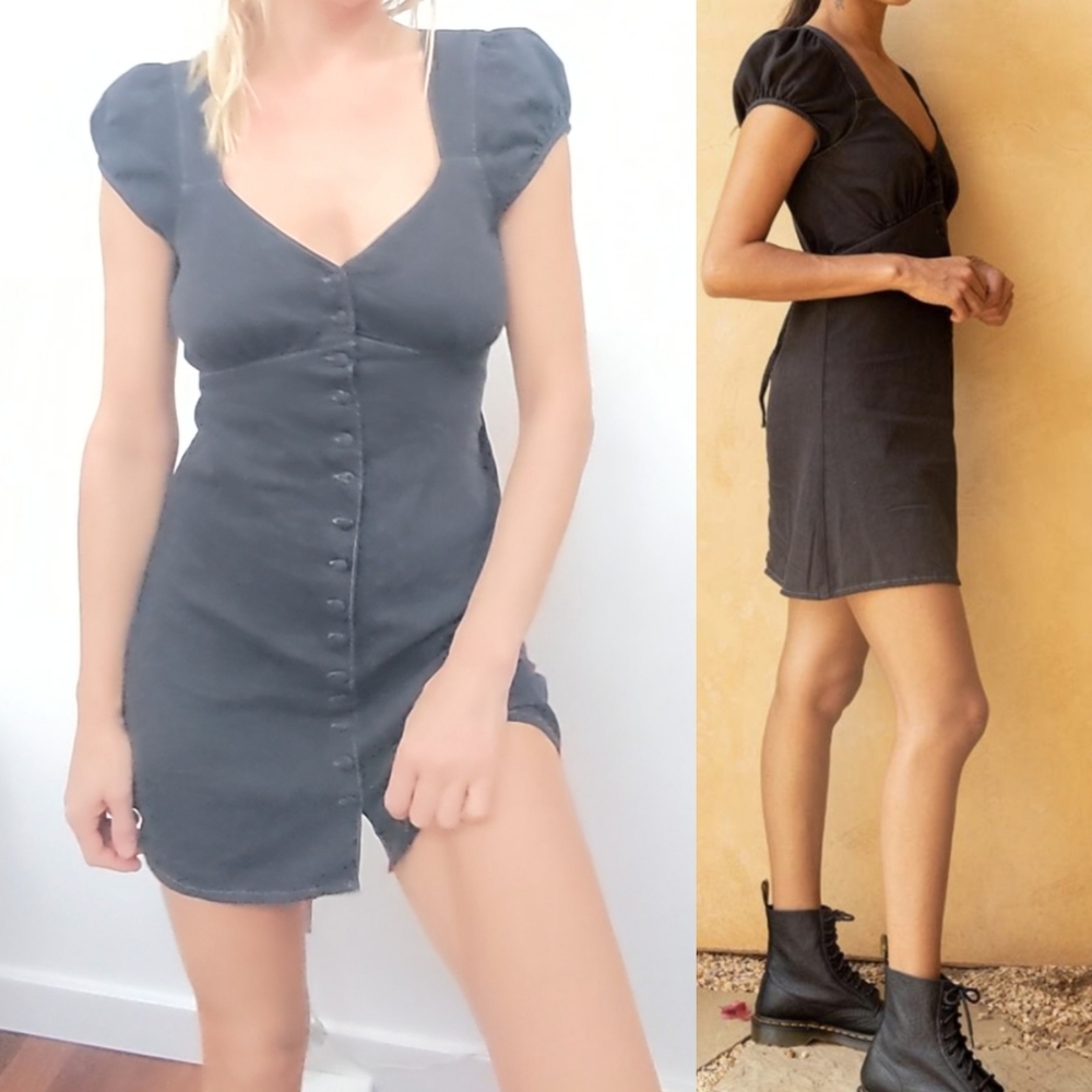 NWT Boyish the Dusty with jean cut button down dress xs